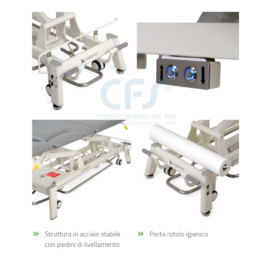 Lettino elettrico ad altezza variabile PROXIMA X7 - Larghezza 68 cm