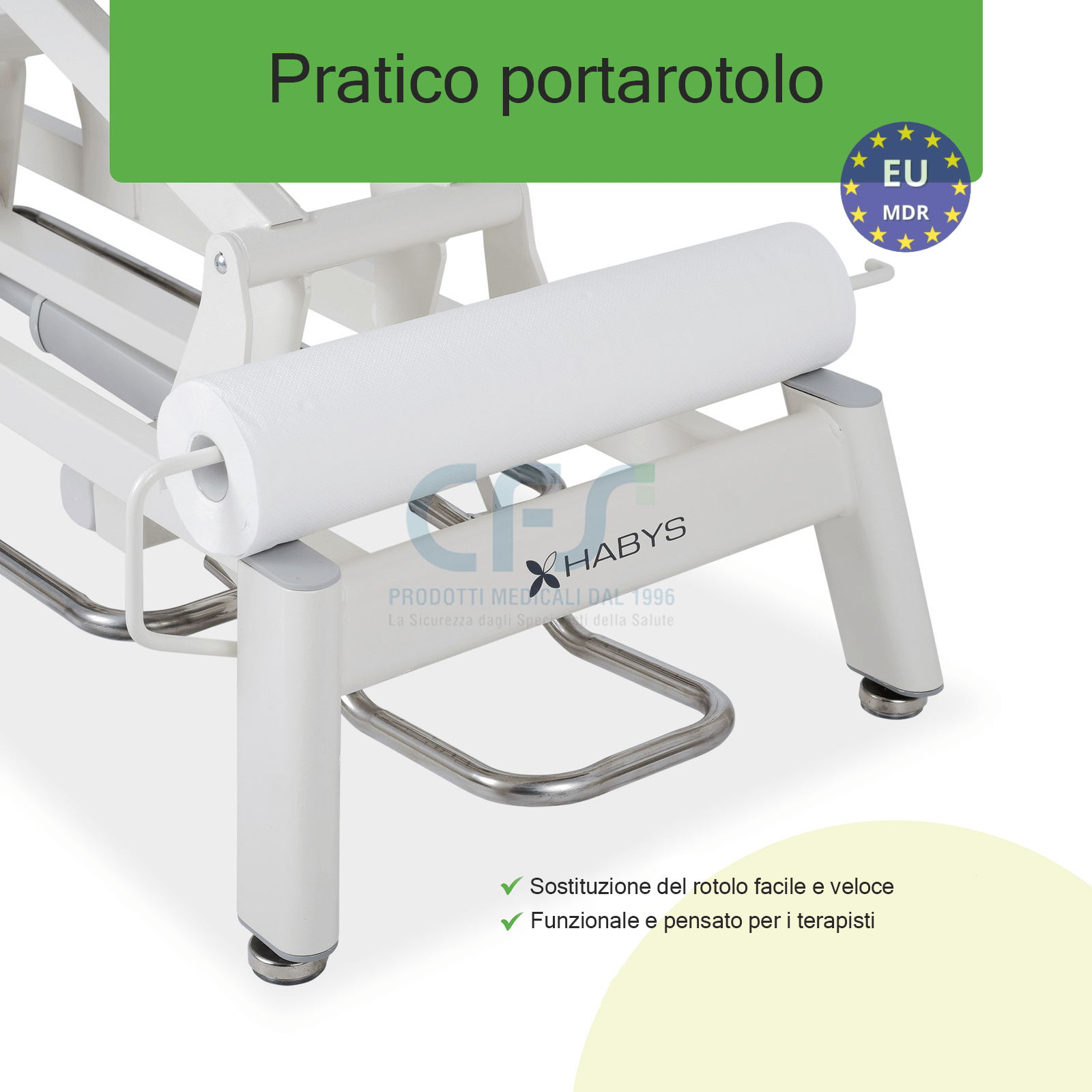 Lettino elettrico ad altezza variabile PROXIMA V4 ERGO - Larghezza 68 cm