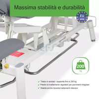 Lettino elettrico ad altezza variabile PROXIMA V4 ERGO - Larghezza 68 cm