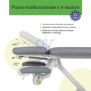 Lettino elettrico ad altezza variabile PROXIMA V4 ERGO - Larghezza 68 cm