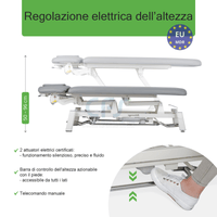 Lettino elettrico ad altezza variabile PROXIMA V4 ERGO - Larghezza 68 cm