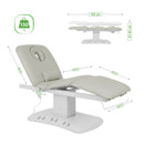 Lettino elettrico riscaldato ad altezza variabile Serenity ERGO 4 - Larghezza 68 cm - Grigio