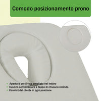 Lettino elettrico riscaldato ad altezza variabile Serenity ERGO 4 - Larghezza 68 cm - Grigio