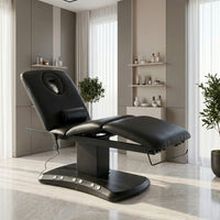 Lettino elettrico riscaldato ad altezza variabile Serenity ERGO 4 - Larghezza 68 cm - Nero