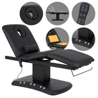 Lettino elettrico riscaldato ad altezza variabile Serenity ERGO 4 - Larghezza 68 cm - Nero