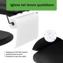 Lettino elettrico riscaldato ad altezza variabile Serenity ERGO 4 - Larghezza 68 cm - Nero