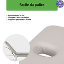 Lettino fisso ad altezza variabile VIGO 2 + Schienale regolabile - Larghezza 75 cm - Grigio Chiaro