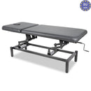Lettino fisso ad altezza variabile VIGO 2 + schienale regolabile - Larghezza 75 cm - Grigio Scuro