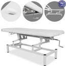Lettino fisso ad altezza variabile VIGO 2 + schienale regolabile - Larghezza 75 cm - Bianco