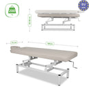 Lettino fisso ad altezza variabile VIGO 1 - Larghezza 75 cm - Grigio Chiaro