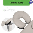 Lettino fisso ad altezza variabile VIGO 1 - Larghezza 75 cm - Grigio Chiaro