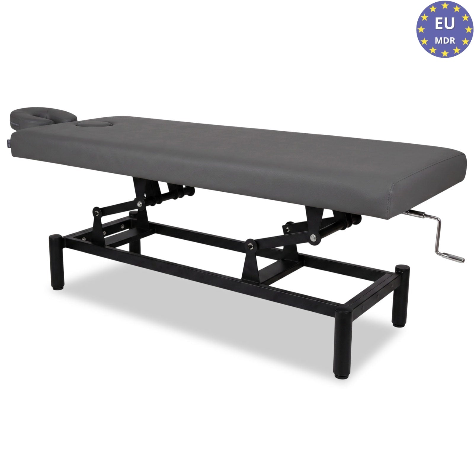 Lettino fisso ad altezza variabile VIGO 1 - Larghezza 75 cm - Grigio Scuro