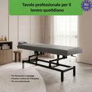 Lettino fisso ad altezza variabile VIGO 1 - Larghezza 75 cm - Grigio Scuro