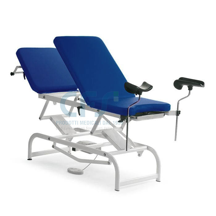 Lettino ginecologico Elettrico - Blu