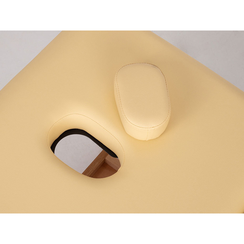 Lettino in legno ALEXA K533 con foro e piano d'appoggio - Larghezza cm 70