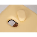 Lettino in legno ALEXA K533 con foro e piano d'appoggio - Larghezza cm 70