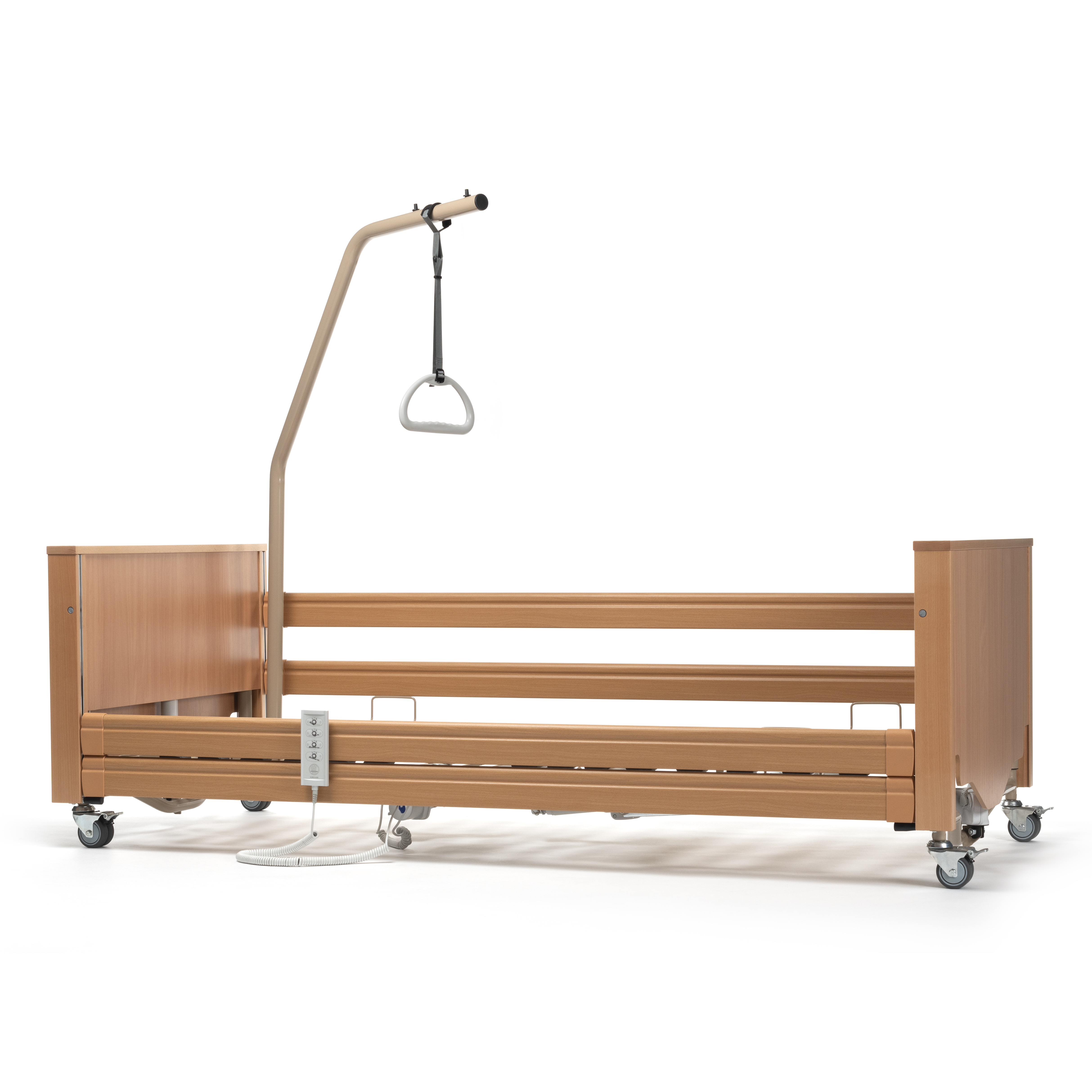 Letto da degenza elettrico CLUB D - Elevabile in altezza + Asta sollevamalati