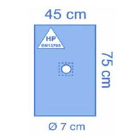 Telo chirurgico OPS Essential HP con foro adesivo - cm 45x75 sterile