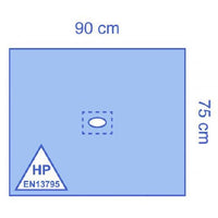 Telo chirurgico OPS Essential HP con foro adesivo - cm 75x90 sterile