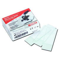 Vetrini molati a banda sabbiata su un lato (conf. 50 pz.)