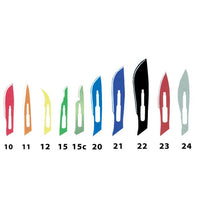 Lame bisturi monouso sterili GIMA - Carbonio (100 pz.)