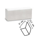 Asciugamani in carta piegati a V (conf.15 pacchi da 210 pz.)