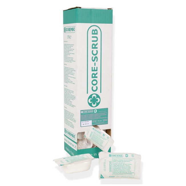 Spazzolino chirurgico CORE-SCRUB Dry (dispenser da 30 pz.)
