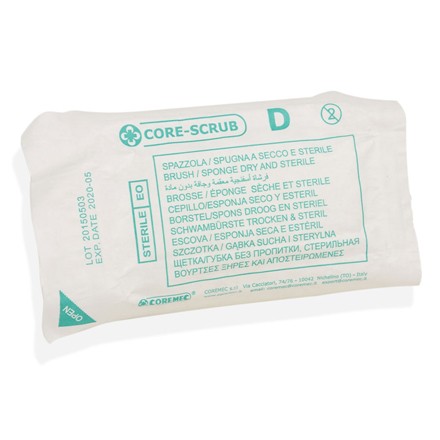 Spazzolino chirurgico CORE-SCRUB Dry (dispenser da 30 pz.)