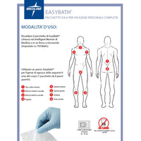 Panno EASYBATH Fresh per pulizia corpo senza risciacquo (Conf. 8 pz)
