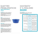 Manopola EASYBATH per pulizia corpo senza risciacquo (Conf. 8 pz)