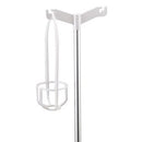 Porta flacone in plastica per asta flebo