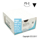 Sutura Ethicon Seta PERMA-HAND F683 - 4-0, Ago 3/8 FS-2 mm 19 - Nero (Conf. 36 pz.)