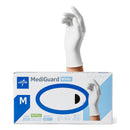 Guanti in nitrile bianchi senza polvere MEDIGUARD White (conf. 200 pz)
