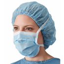 Mascherina chirurgica tipo II 3 strati NONE27377 - Azzurra c/lacci (conf. 50 pz.)