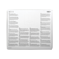 Mascherina respiratoria FFP3 IIR 3M AURA 1863 senza valvola (conf. 20 pz.)