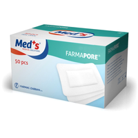 Medicazione adesiva sterile in TNT FARMAPORE cm 7 x 12 (conf. 50 pz)