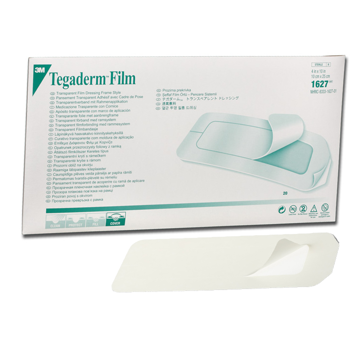 Medicazione adesiva sterile trasparente 3M TEGADERM cm 10 x 25 (conf. 20 pz.)