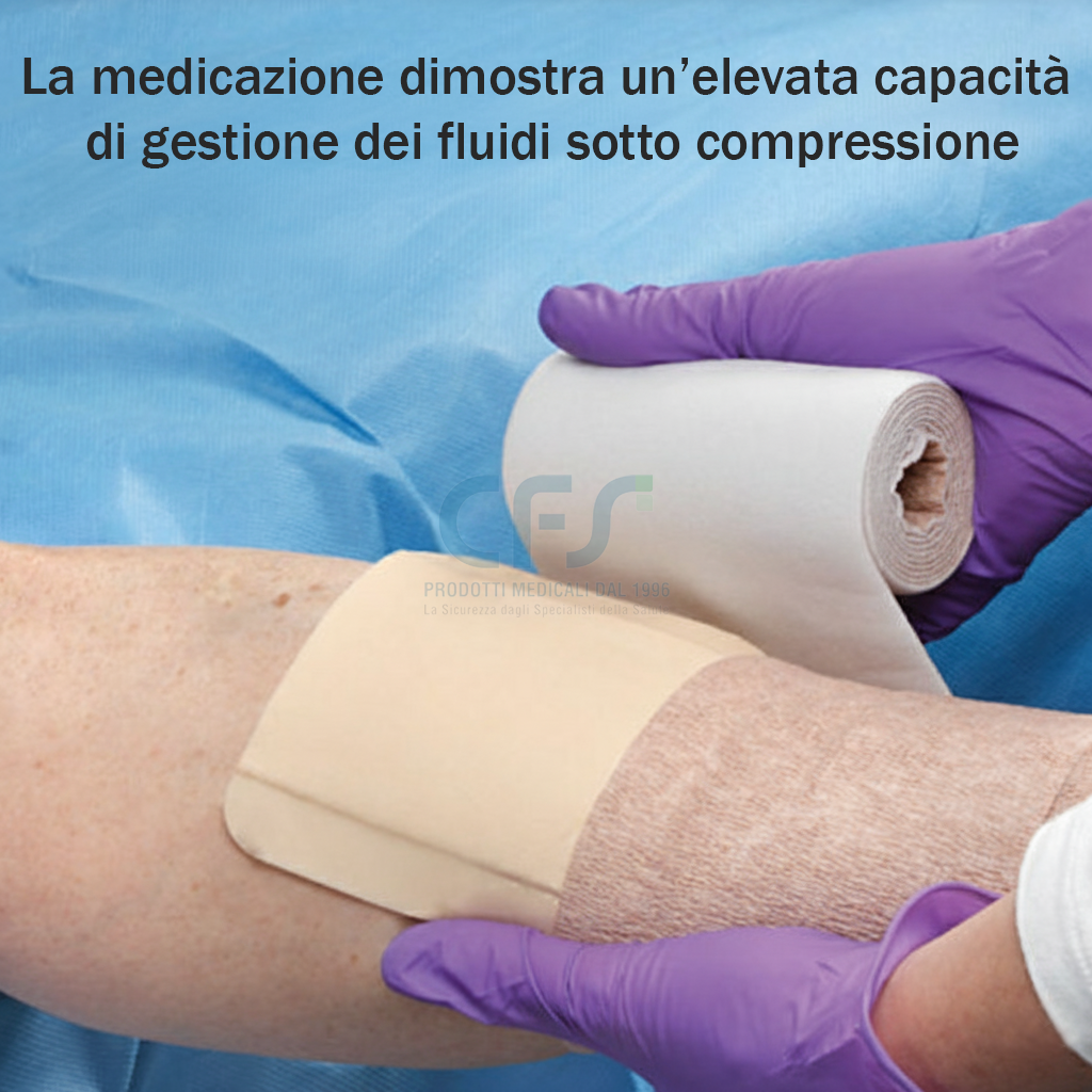 Medicazione sterile in schiuma di poliuretano TEGADERM FOAM cm 5 x 5 (conf. 10 pz.)