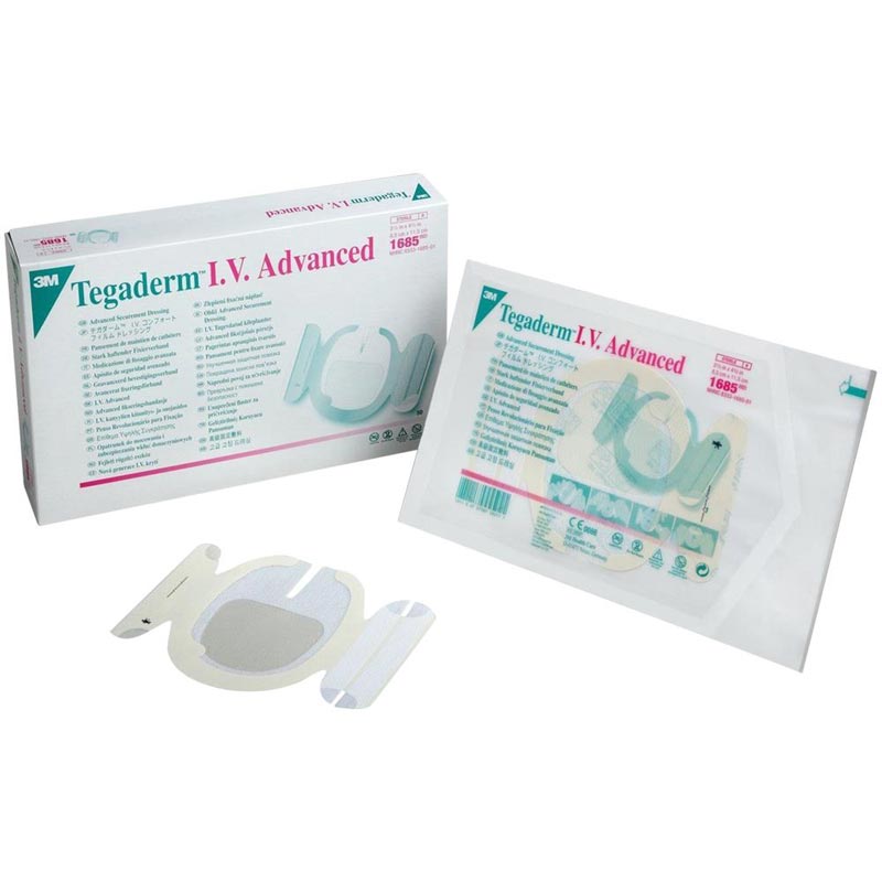 Medicazione adesiva sterile per fissaggio 3M TEGADERM I.V. ADVANCED cm 8,5 x 11,5 (conf. 50 pz.)