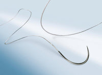 Novosyn Quick suture assorbibili in poliglactina 910, ago 3/8,19mm, USP 4/0 - filo incolore 45cm (conf. 36 pz.)