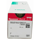 Novosyn Quick suture assorbibili in poliglactina 910, ago 3/8 16mm, USP 4/0 - filo incolore 70cm (conf. 12 pz.)