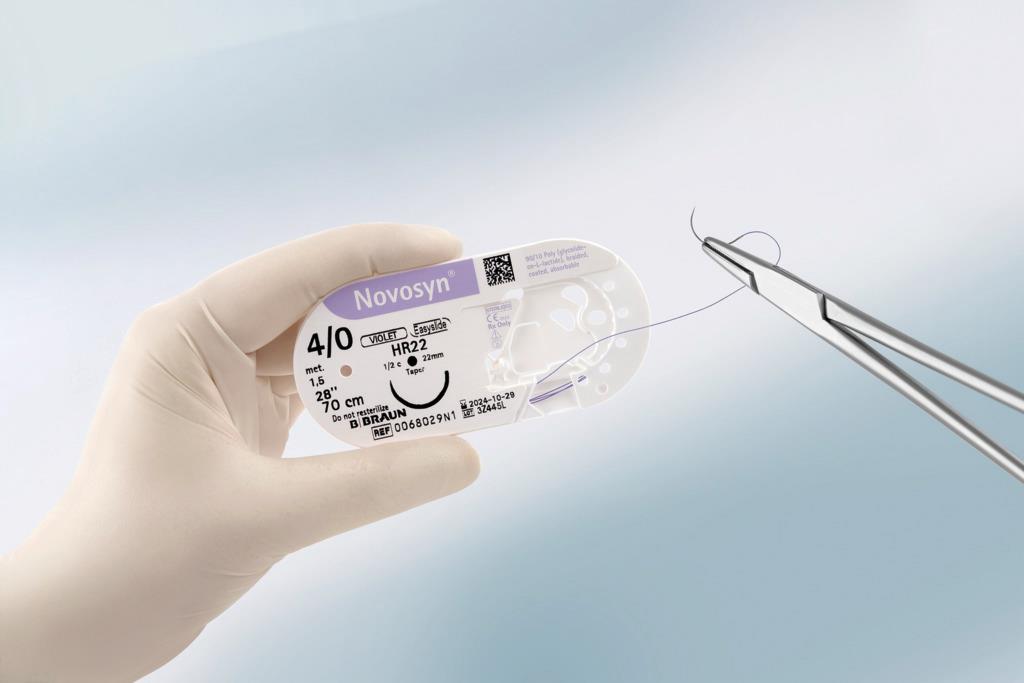 Novosyn suture assorbibili in poliglactina 910, bobina 3/0 - filo viola 250 cm (conf. 12 pz.)