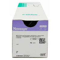 Novosyn suture assorbibili in poliglactina 910, ago 3/8 19mm, USP 3/0 - filo viola 70 cm (conf. 12 pz.)