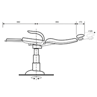 Nuova Poltrona ORL elettrica Oto P/V - verde Melbourne