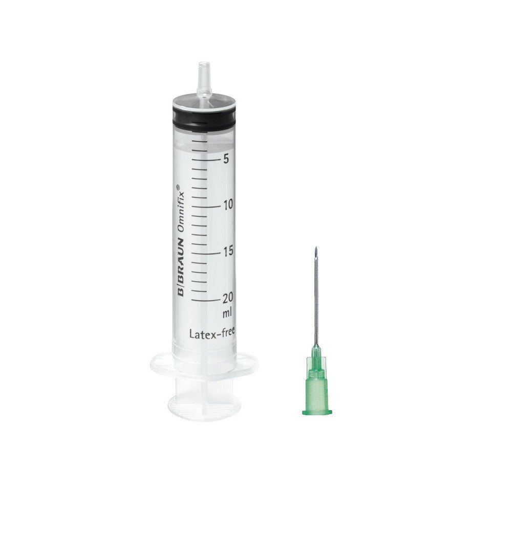 Siringa B.Braun Omnifix DUO 20 ml Luer Centrale - Ago 21Gx40mm (conf. 100 pz.)