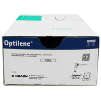 Optilene suture non assorbibili in polipropilene, ago retto cilindrico 19mm, USP 5/0 - filo blu 45cm (conf. 36 pz.)