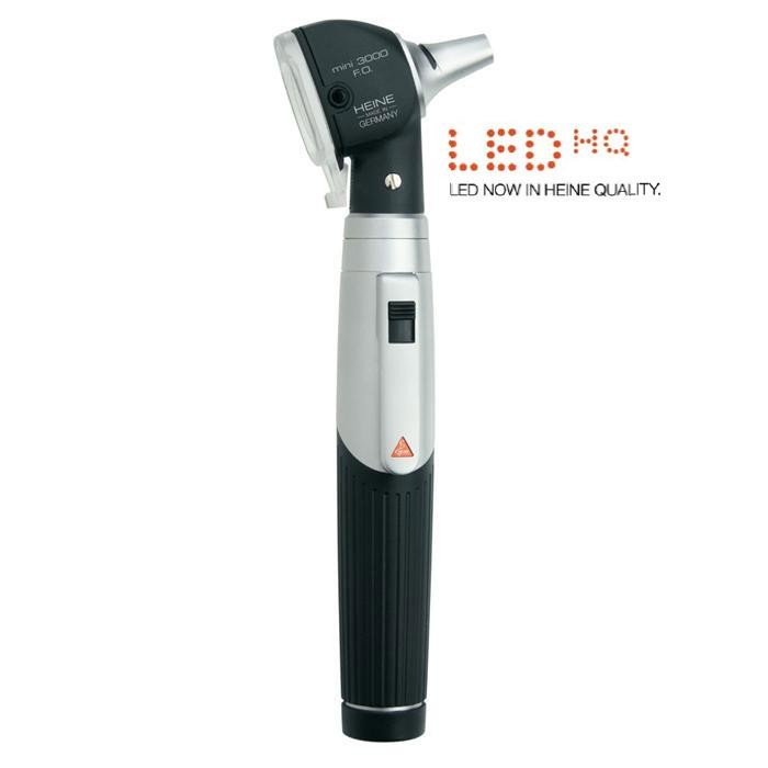 Otoscopio HEINE Mini 3000® LED a F.O. 2,5 V - Set in astuccio rigido - D-885.20.021