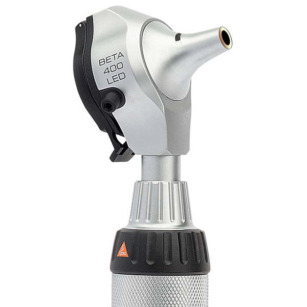 Otoscopio HEINE BETA 400 LED a F.O. 3,5 V - Caricatore da tavolo NT4 + Astuccio B-143.24.420