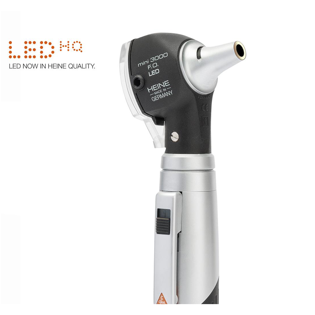 Otoscopio HEINE Mini 3000® LED a F.O. 2,5 V - Manico ricaricabile - D-008.70.301