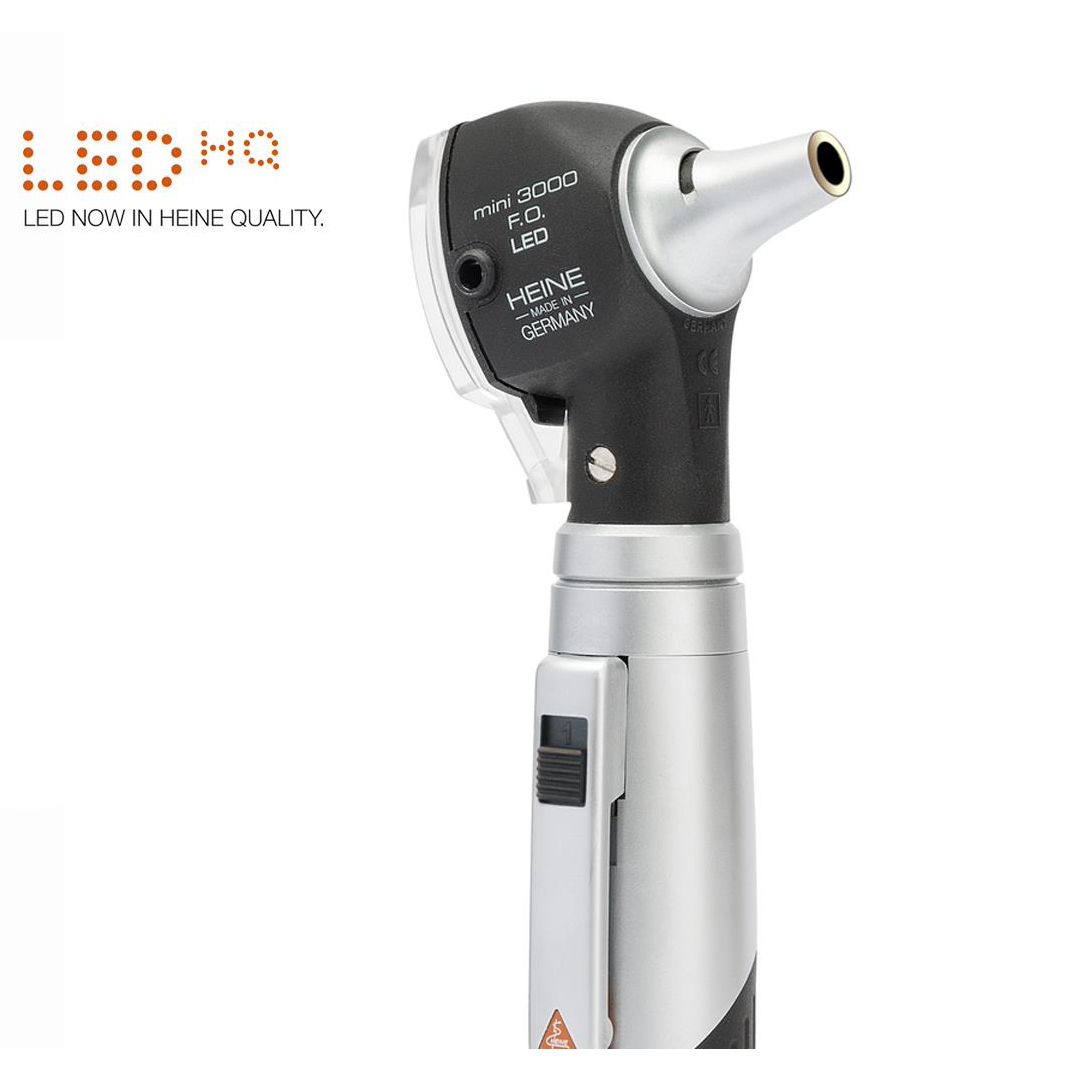 Otoscopio HEINE Mini 3000® LED a F.O. 2,5 V - Speculum riutilizzabili - D-008.70.120